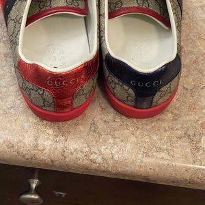 Cleaning closet, used Gucci for sell